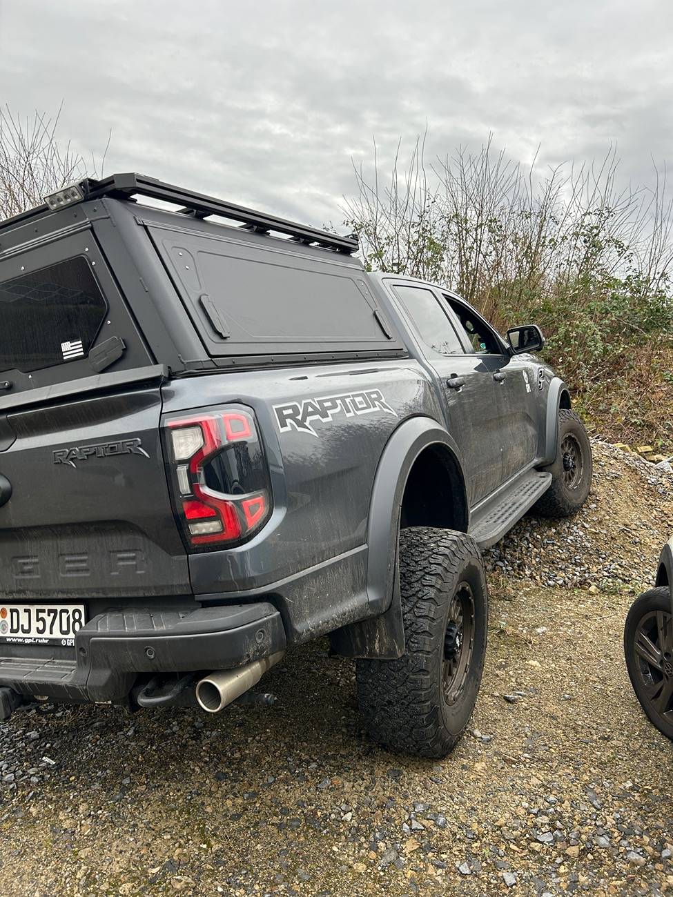 Ford Ranger New (Lighter) Shoes for the Raptor: RTR Evo 6 Satin Charcoal Wheels (17x9 +30) and Goodyear Territory MT 315/70-17 Tires IMG_5680