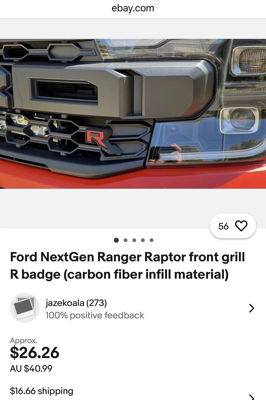 Ford Ranger Grille emblem opinions IMG_9805
