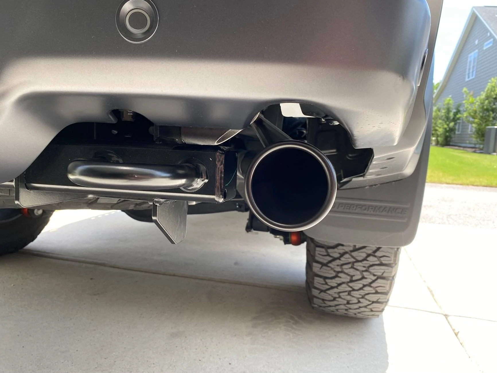 Ford Ranger Spray Painted my exhaust tips IMG_3773