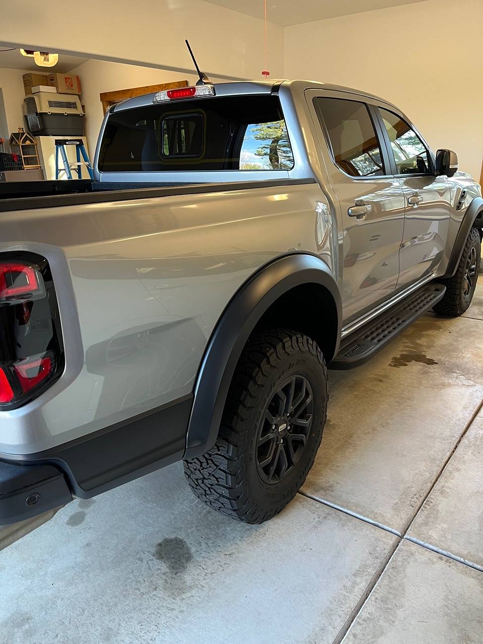 Ford Ranger Raptor tailgate badge removed IMG_4374