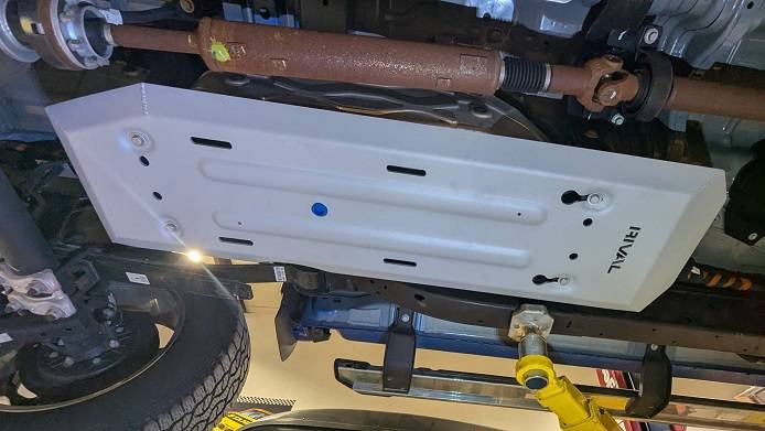 Ford Ranger Rival 4x4 Fuel Tank Skid Installed PXL_20250520_012907531