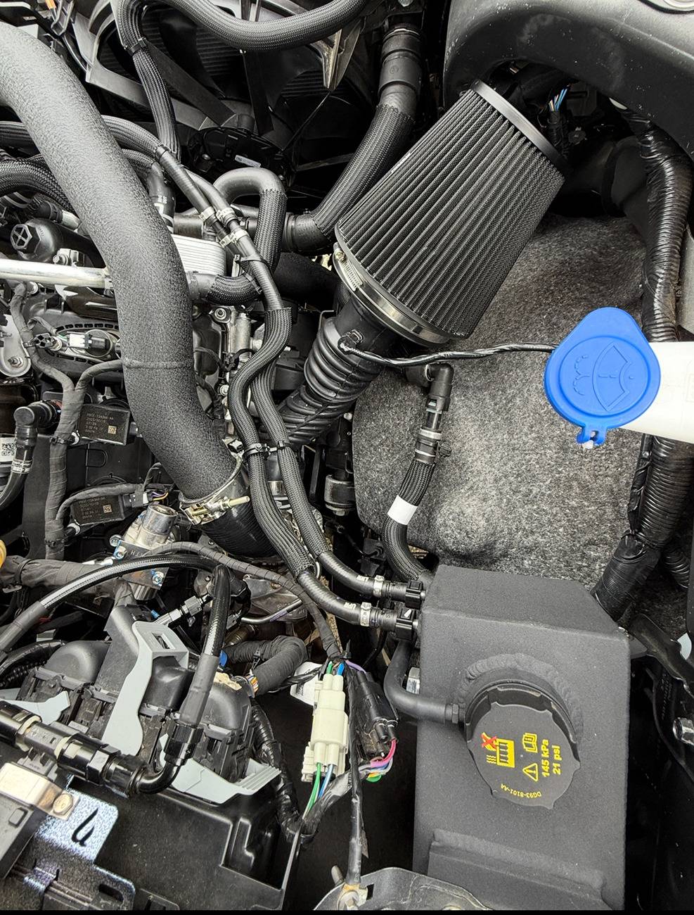 Ford Ranger AFE Cold Air Intake installed on 2024 Ranger Raptor IMG_0863