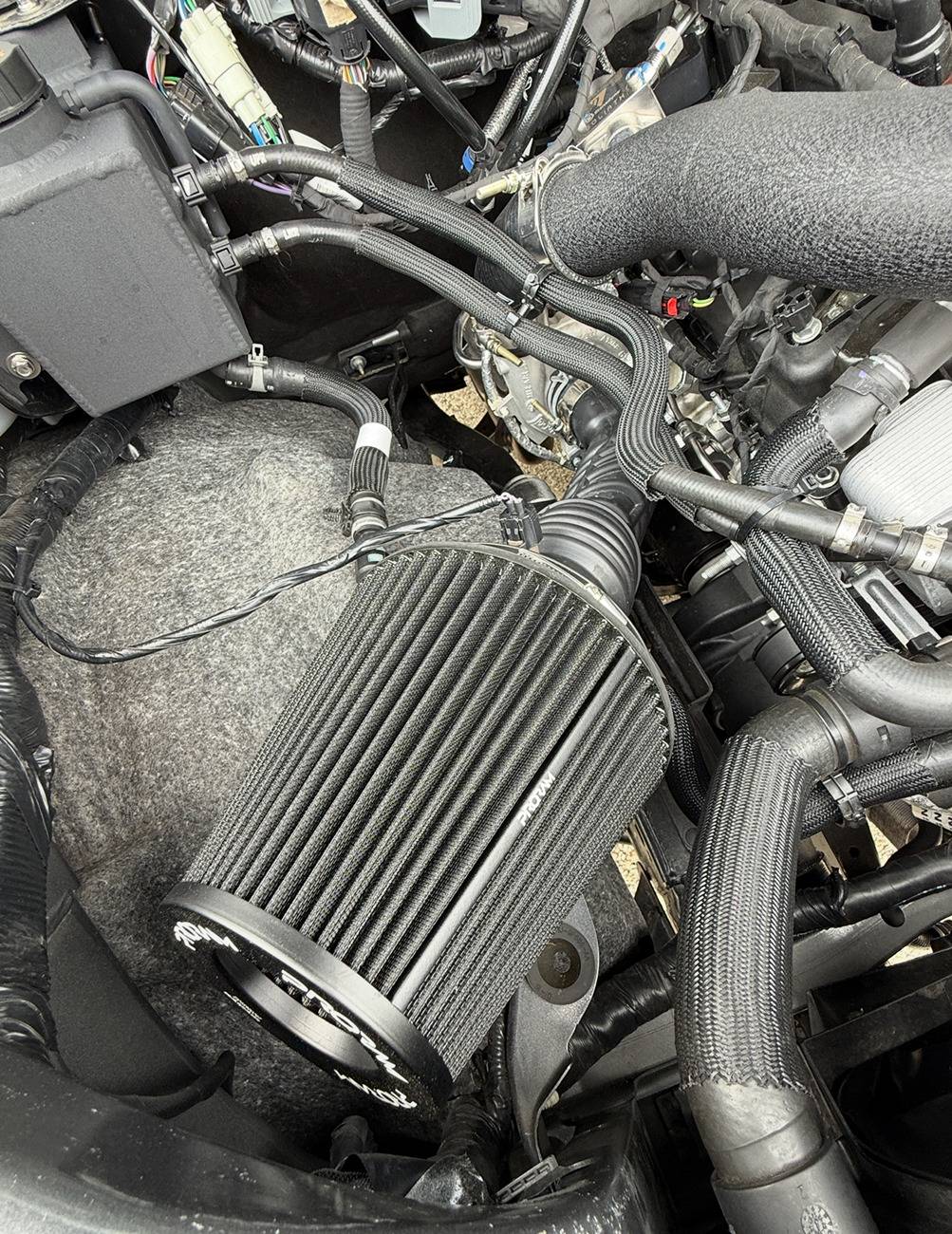 Ford Ranger AFE Cold Air Intake installed on 2024 Ranger Raptor IMG_0864