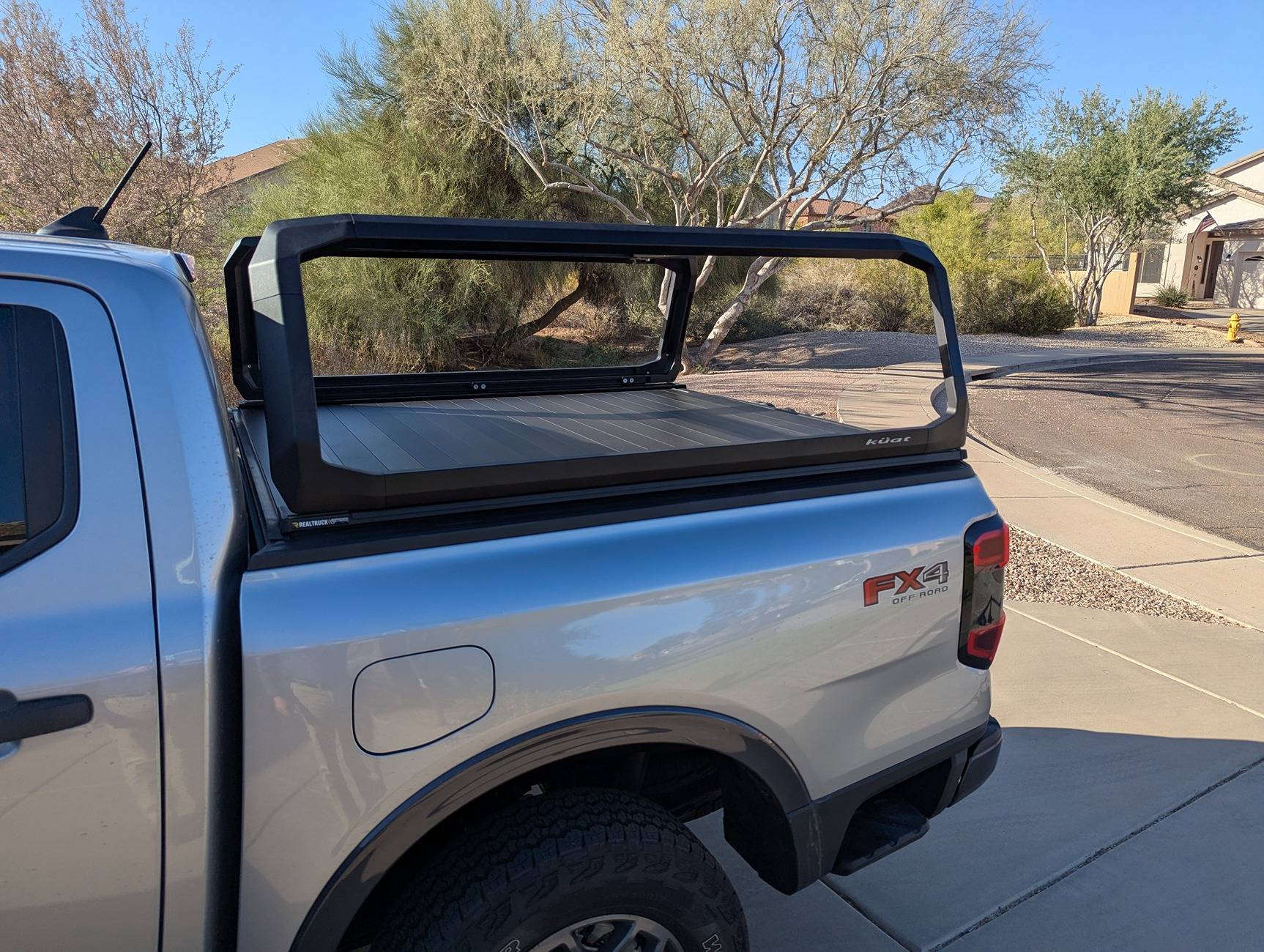 Ford Ranger Starting my build - installing RetraxPro XR Tonneau cover and Kuat Ibex bed rack Ibex Drive Side close u