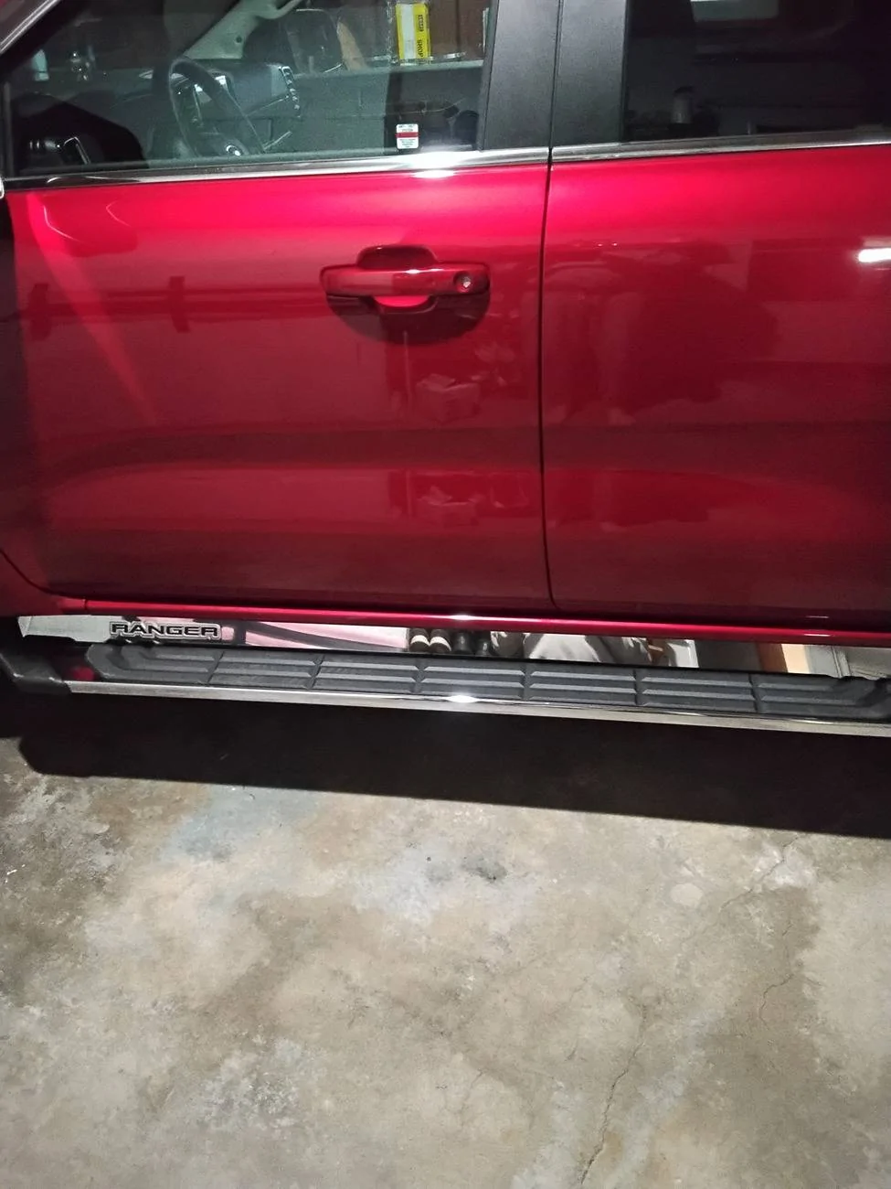 Ford Ranger Filled the factory step bars gap 20250322_174722
