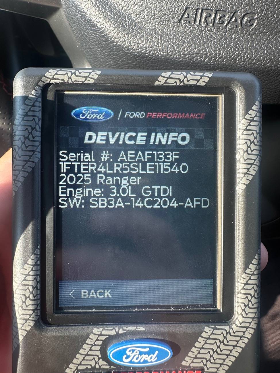 Ford Ranger Help! ProCal4 ECU type not found (brand new) IMG_5672