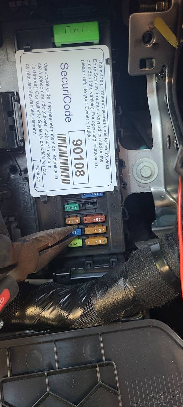 Ford Ranger Installed the cheap chinese ebay start stop eliminator 20250604_173530