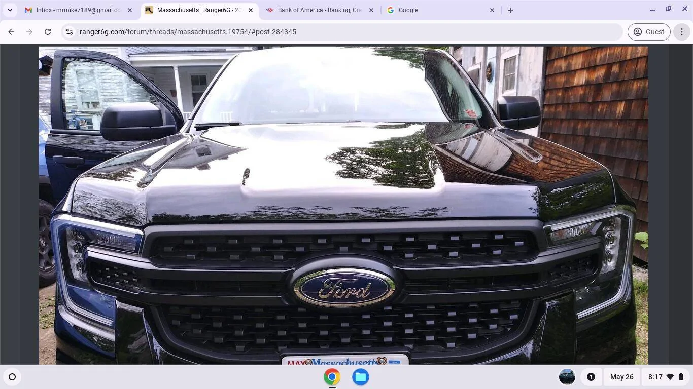 Ford Ranger New Member from Massachusetts Screenshot 2025-05-26 8.17.14 AM