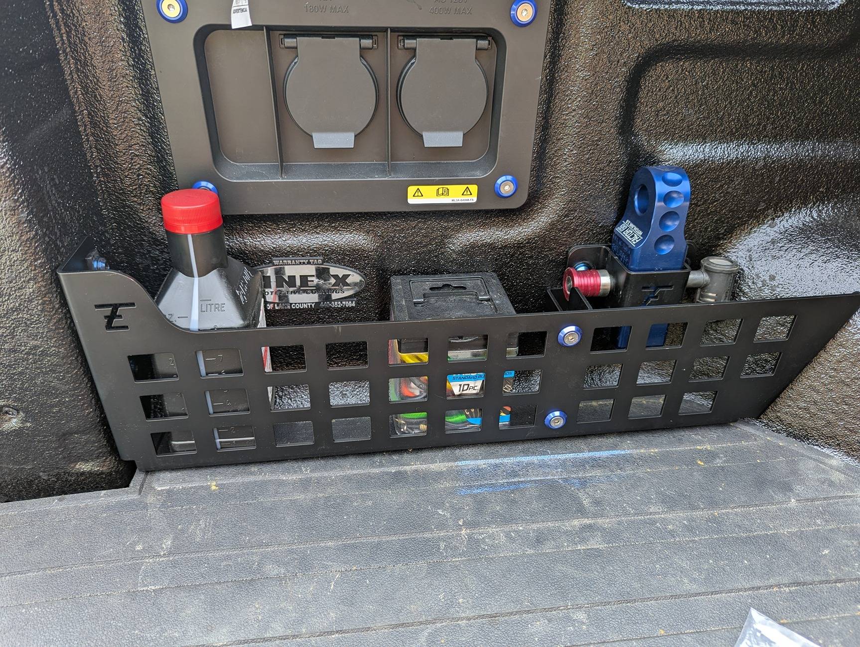 Ford Ranger Custom Molle Bed Pocket Loaded
