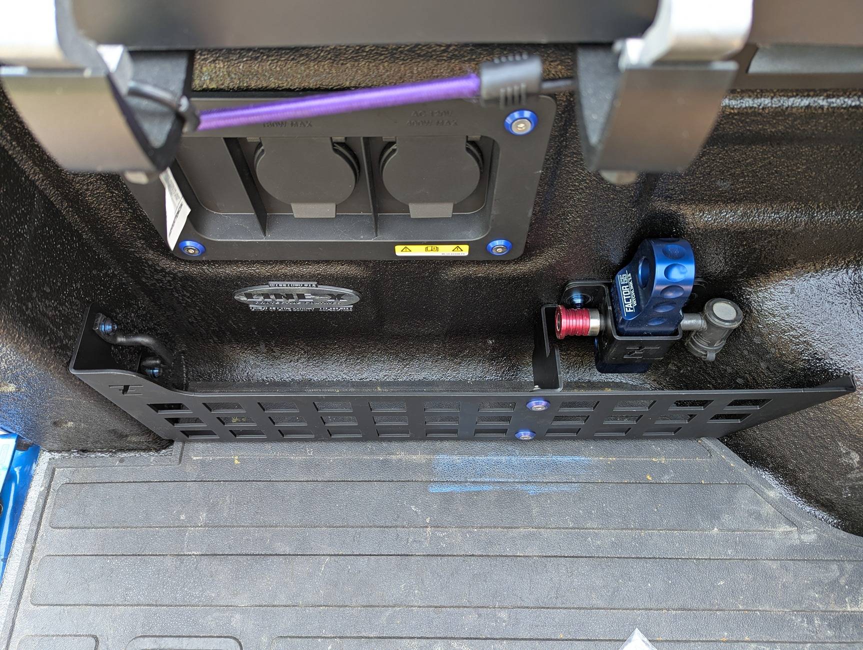 Ford Ranger Custom Molle Bed Pocket Above