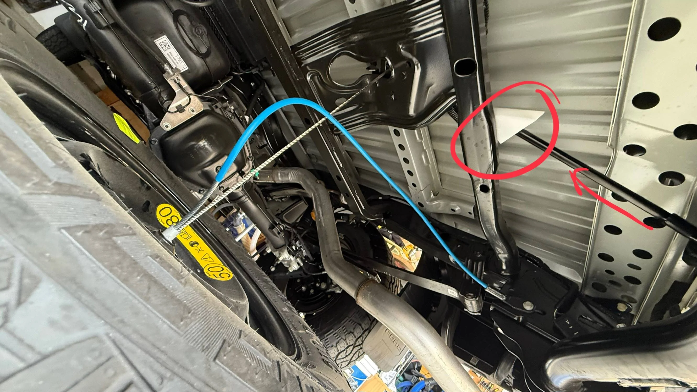 Lowering the spare tire | Ranger6G - 2024+ Ranger & Raptor Forum, News ...