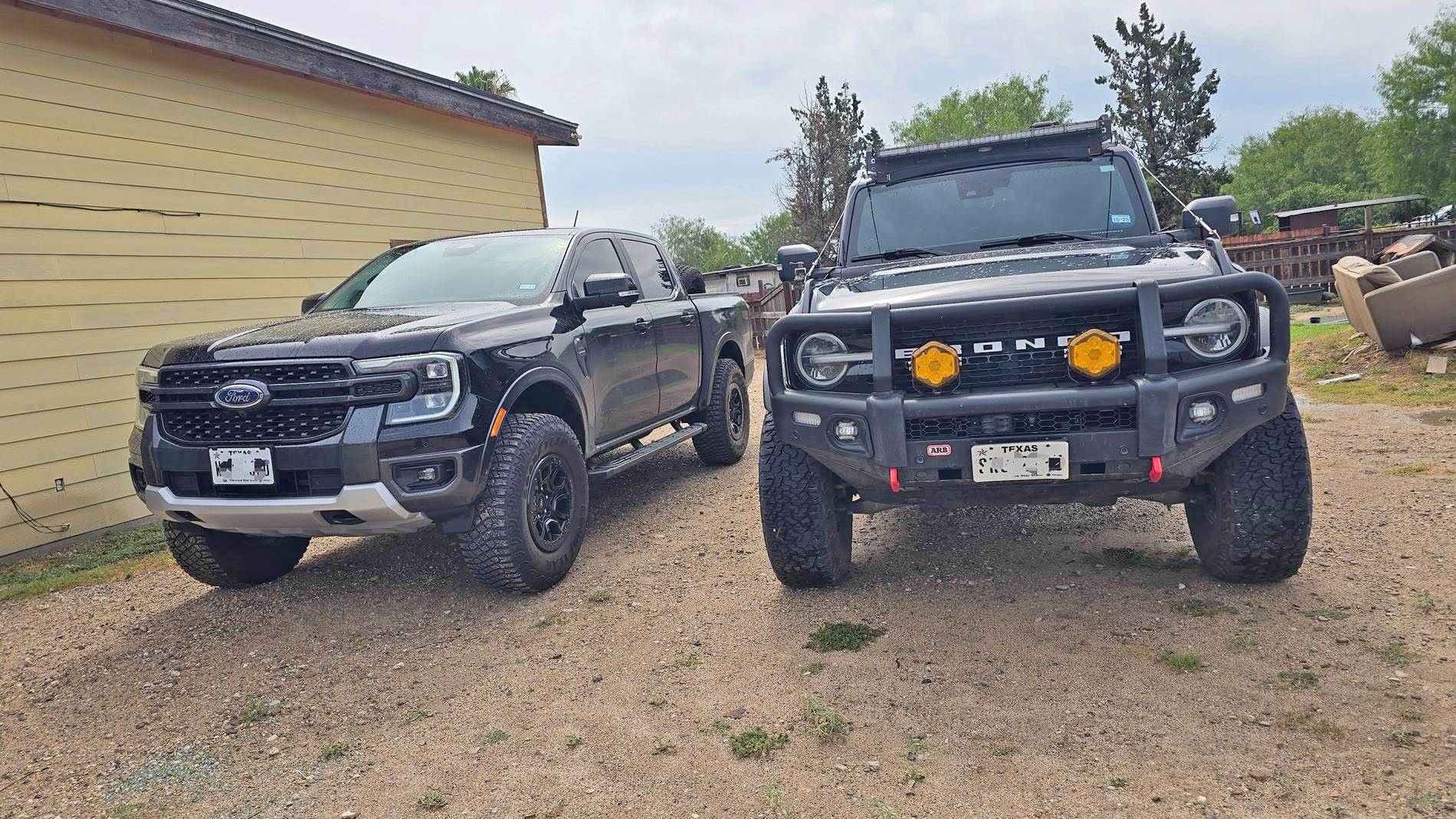 Ford Ranger 1.5 inch Ready Lift + 315 tires on Wildtrak wheel set up 20250611_104715