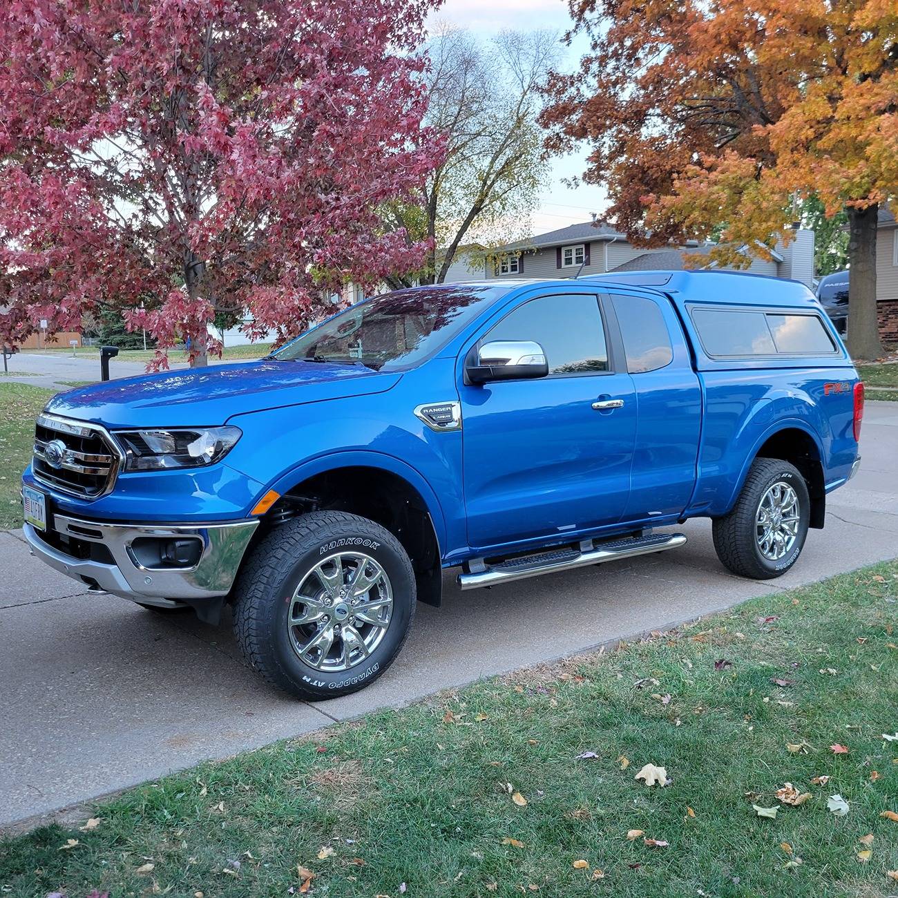 Ford Ranger New truck wish list of accessories Blue 3