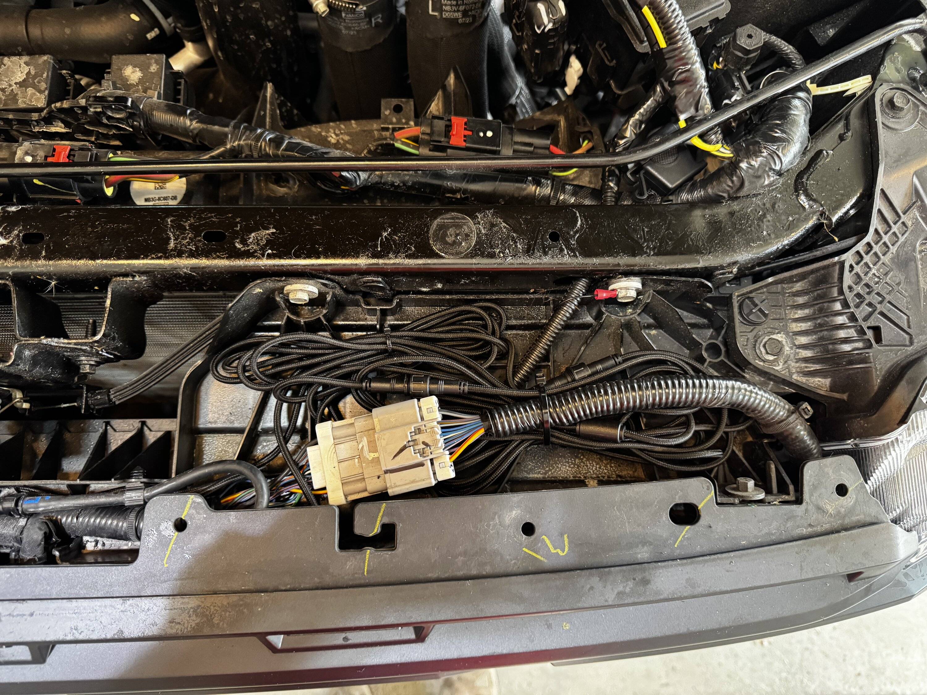 Ford Ranger F150LEDs Gen3 Grill Light Installed IMG_4242