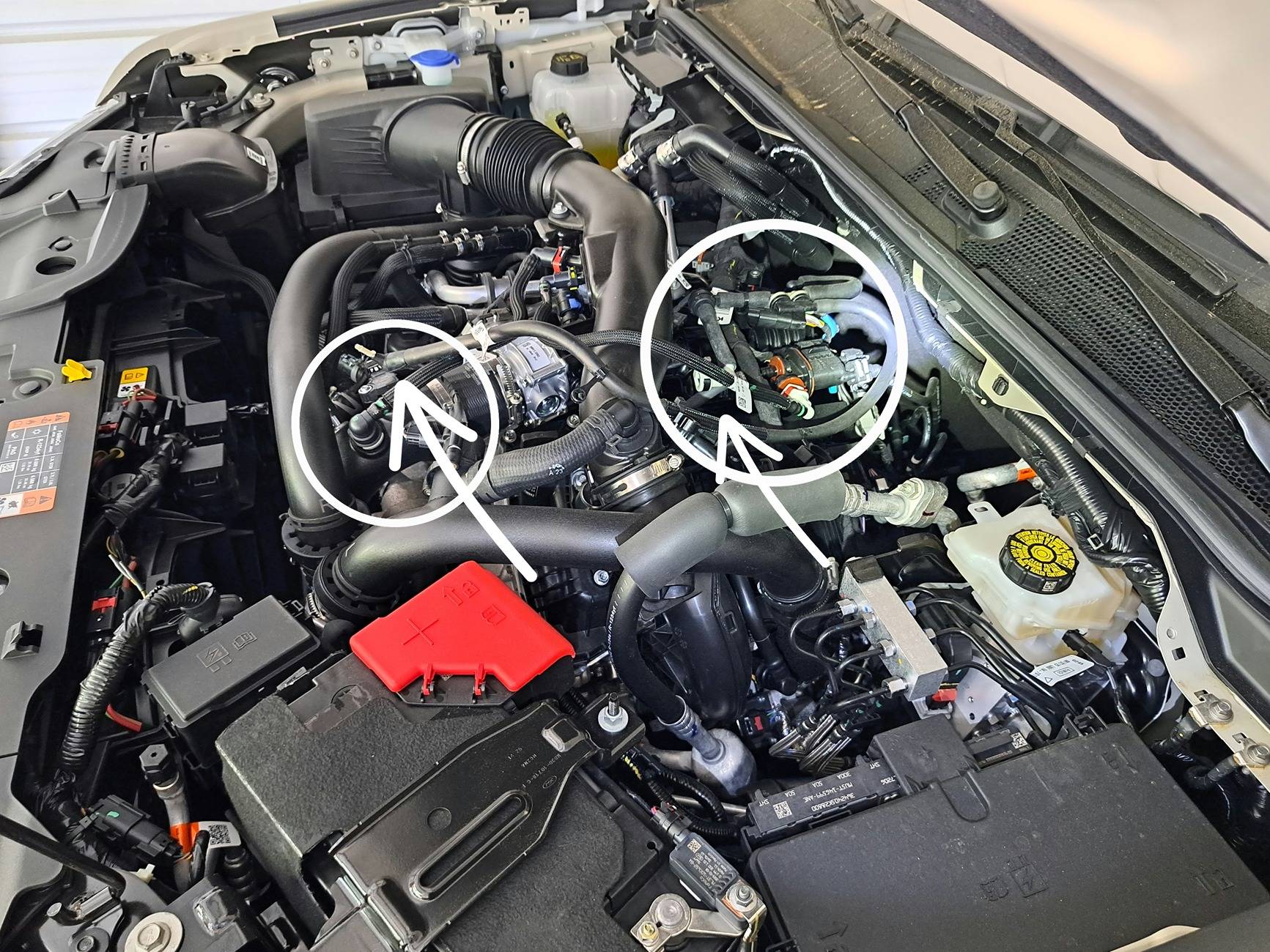 Ford Ranger Where should these lines connect in engine bay? 20250621_123430