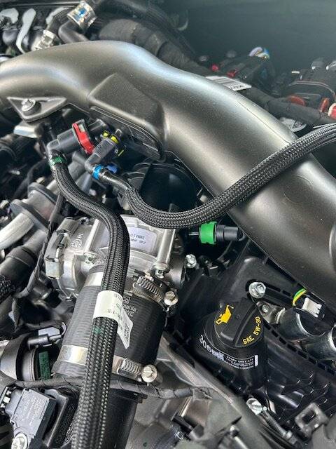 Ford Ranger Where should these lines connect in engine bay? Raptor Engine Vacumn line2