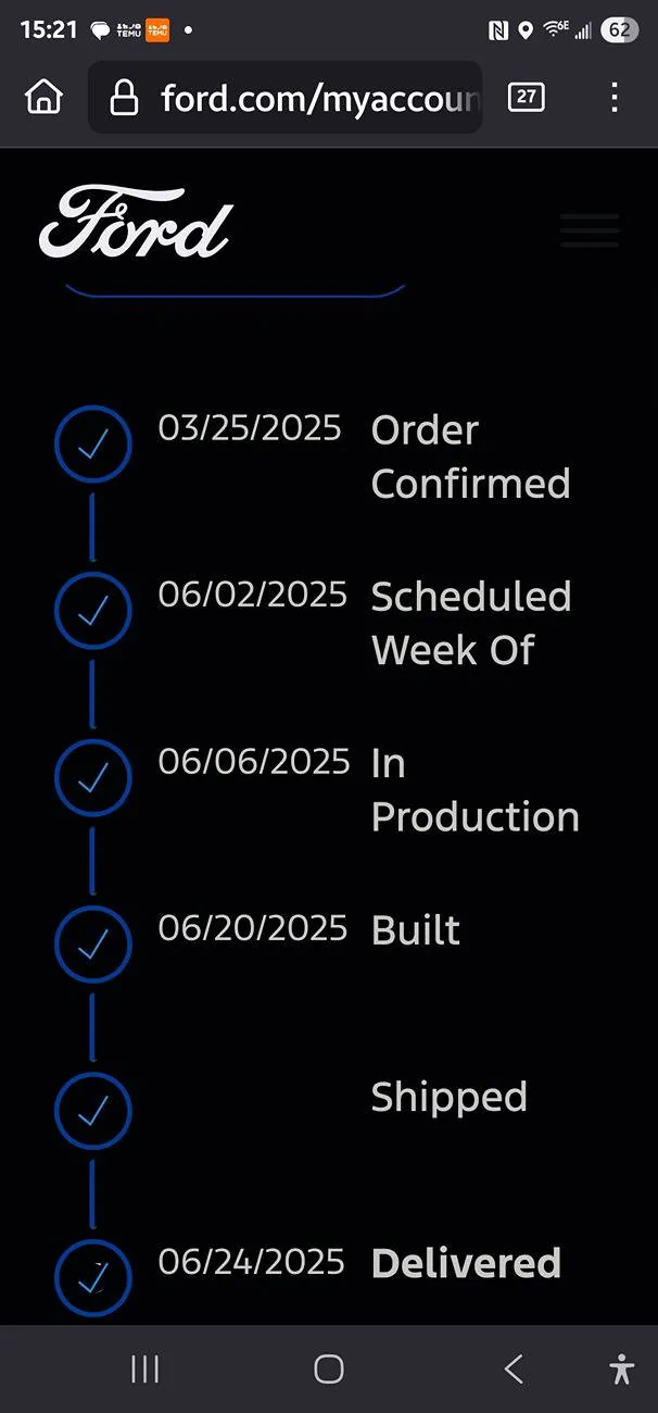 Ford Ranger Order placed, now the waiting game begins! Screenshot_20250624_152152_Firefox