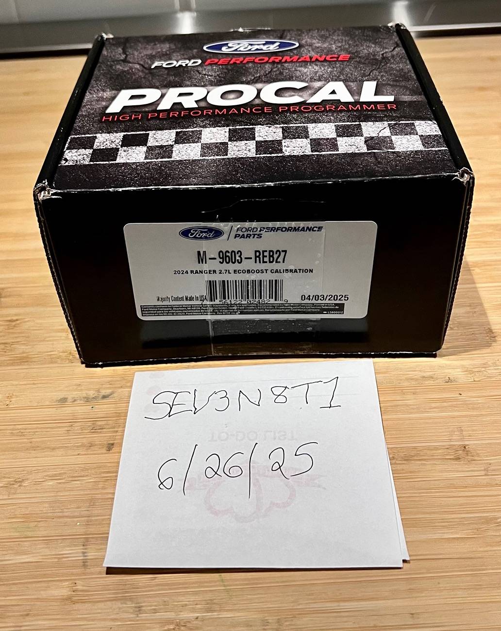 Ford Ranger 2024 2.7L ProCal Performance Tune 4 sale IMG_2135