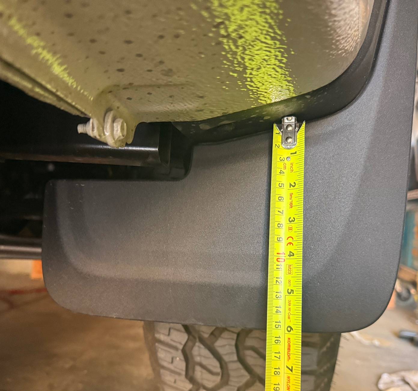 Ford Ranger Need advice for 2025 Ranger Lariat mud flaps IMG_0163