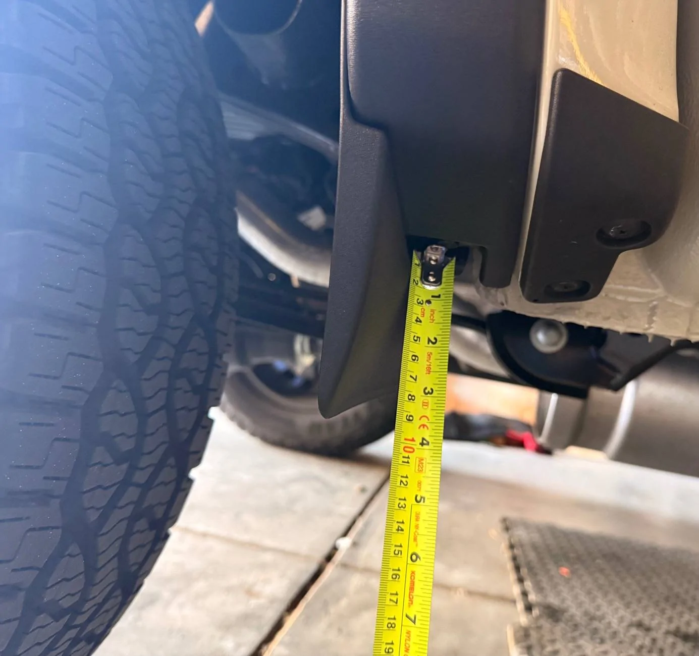 Ford Ranger Need advice for 2025 Ranger Lariat mud flaps IMG_0165