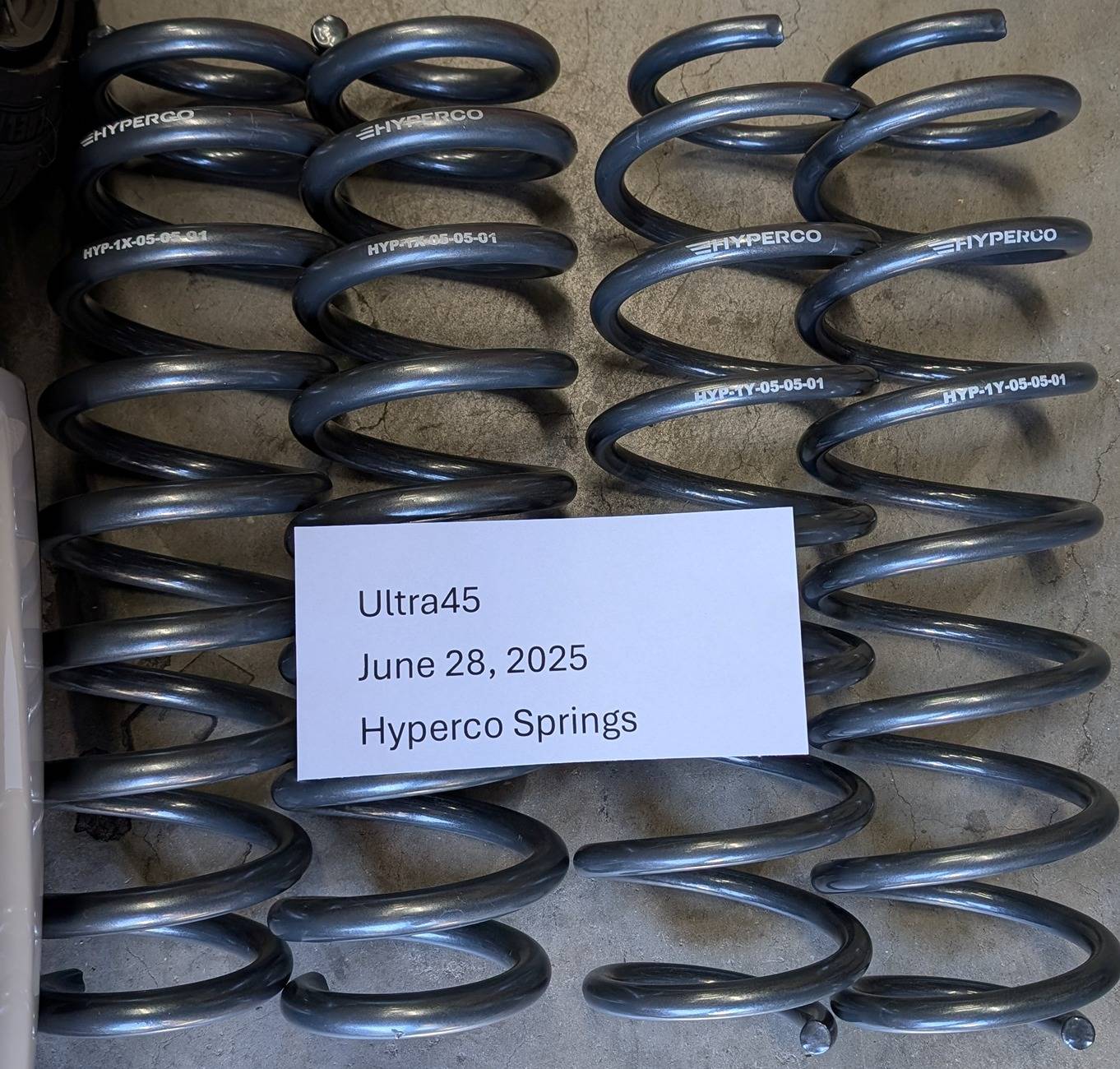 Ford Ranger SF Bay Area: Hyperco Springs for a Ranger Raptor PXL_20250628_212310124