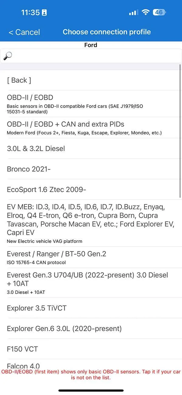 Ford Ranger OBD2 info displayed in CarPlay IMG_1267