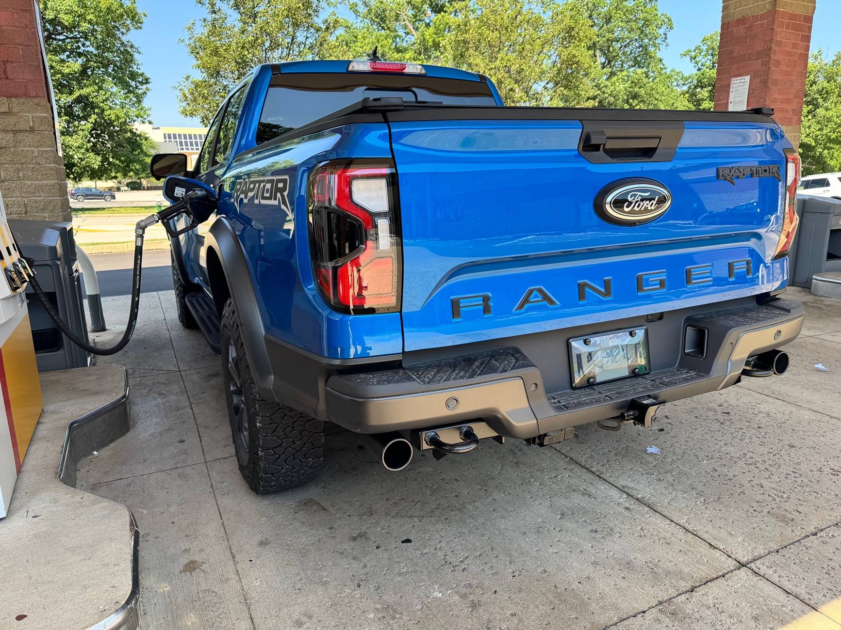 Ford Ranger Spray Painted my exhaust tips IMG_4673