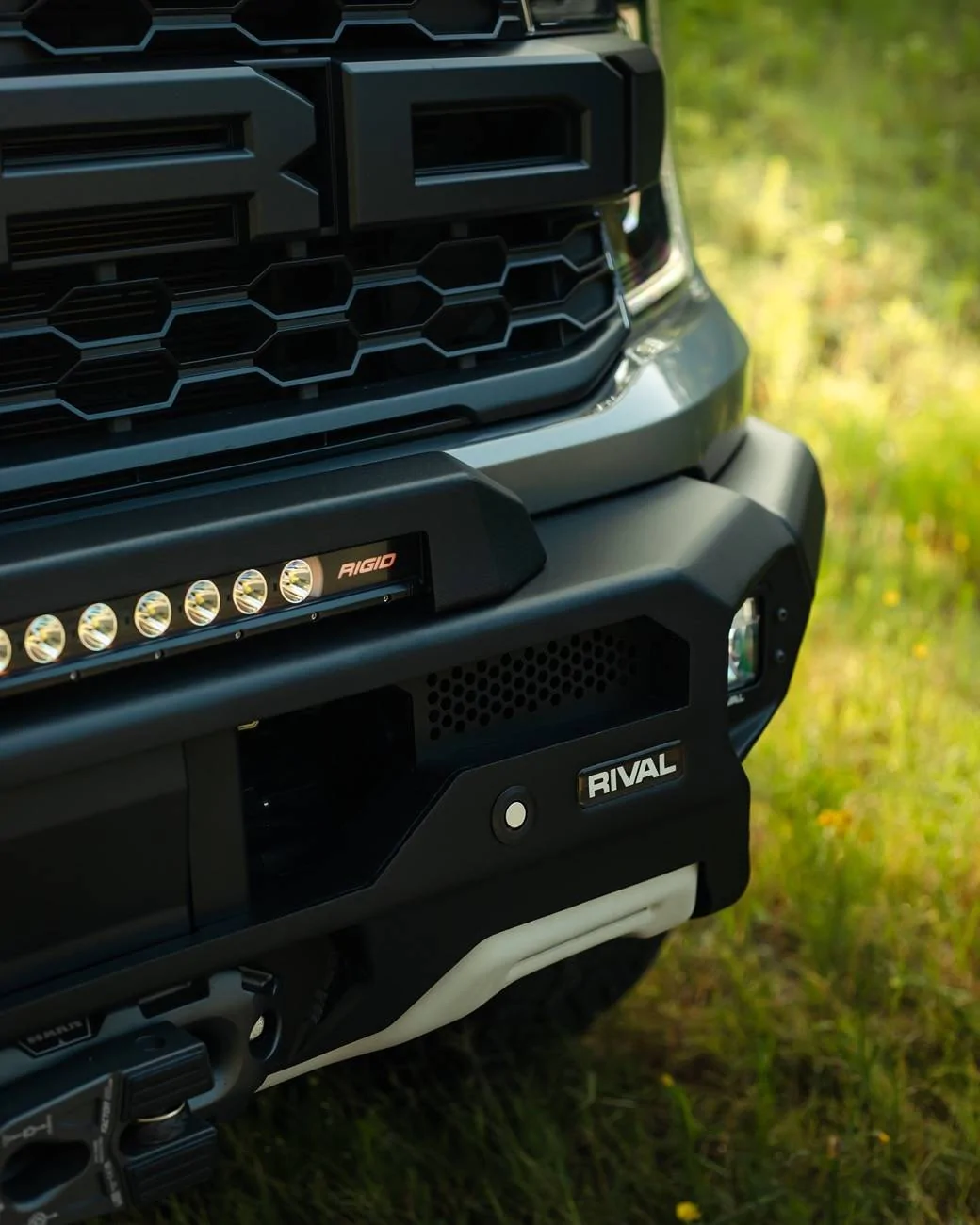 Ford Ranger Rival 4X4 Aluminum Skid Plates VS Factory Steel FX4 Skid Plates IMG_4989