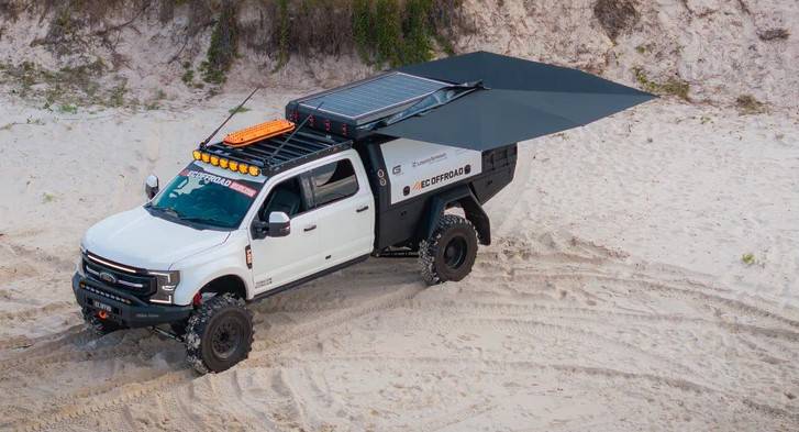 Ford Ranger Cool - Cool! -- Swiss "invented" shade awning Shade