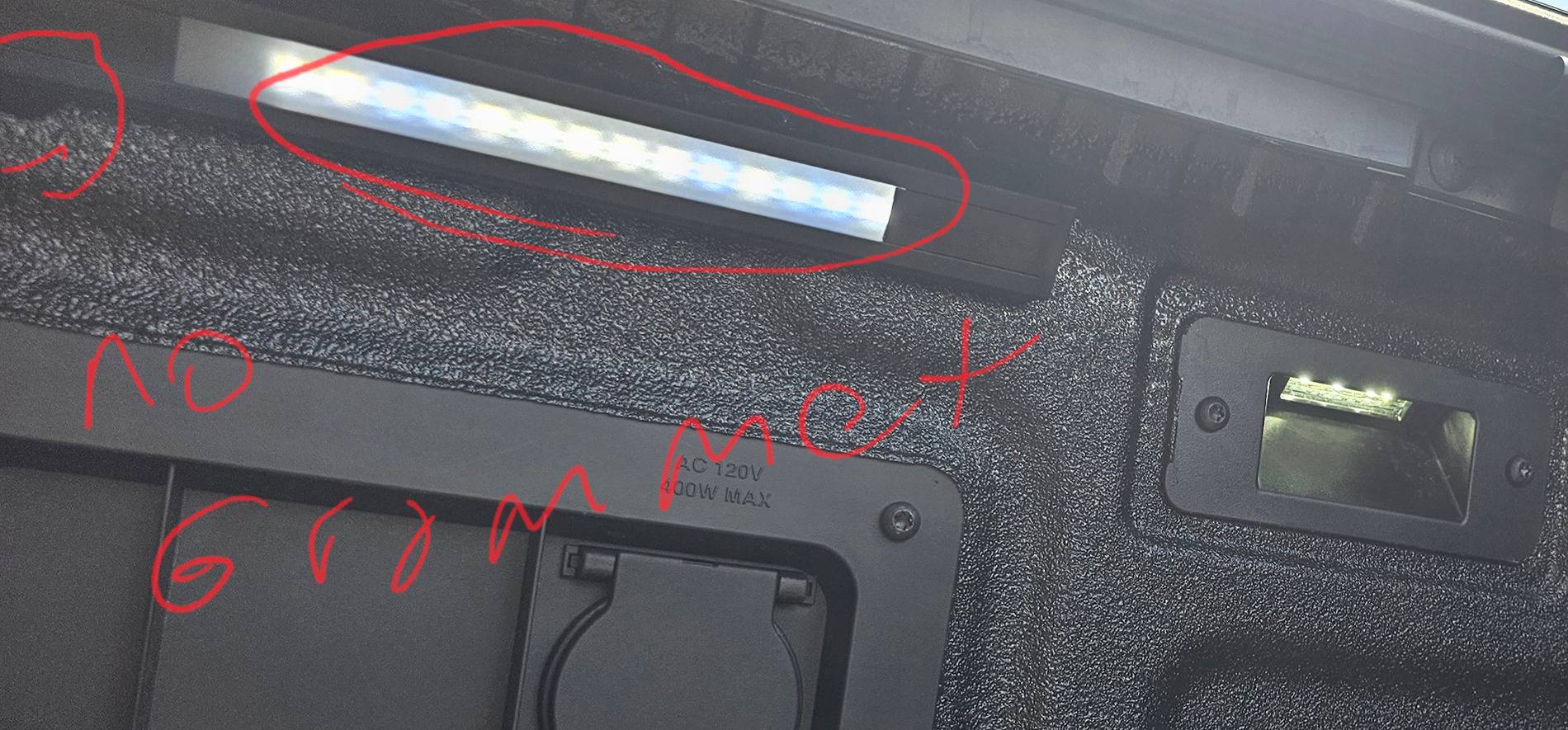Ford Ranger Bed lighting switch 20250714_150038