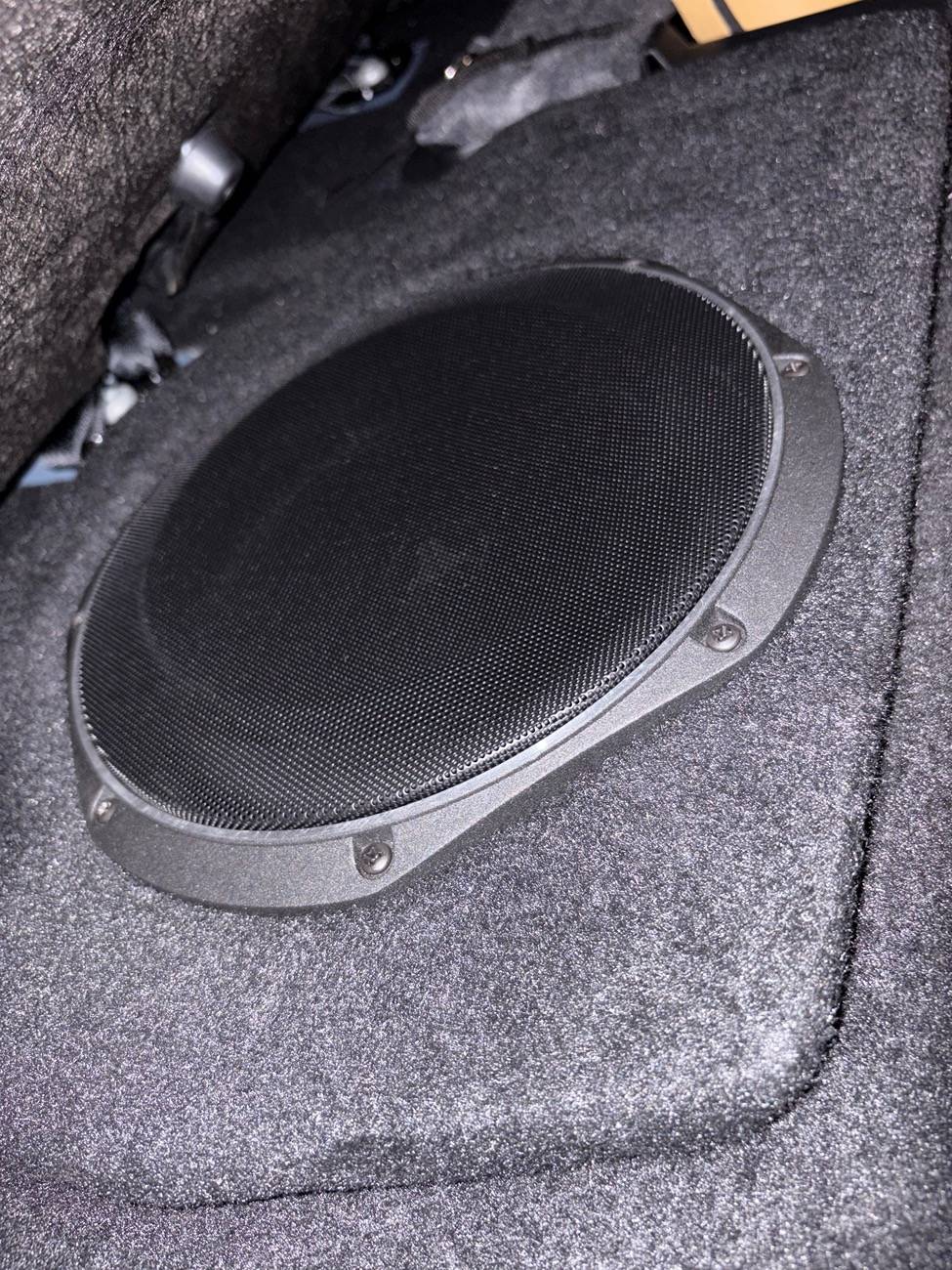Ford Ranger JL Audio 10” Sub and Amplifier Installed IMG_9752