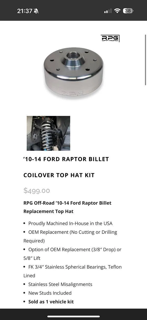 Ford Ranger Any Coilover Top Hat Options For RR? IMG_0134
