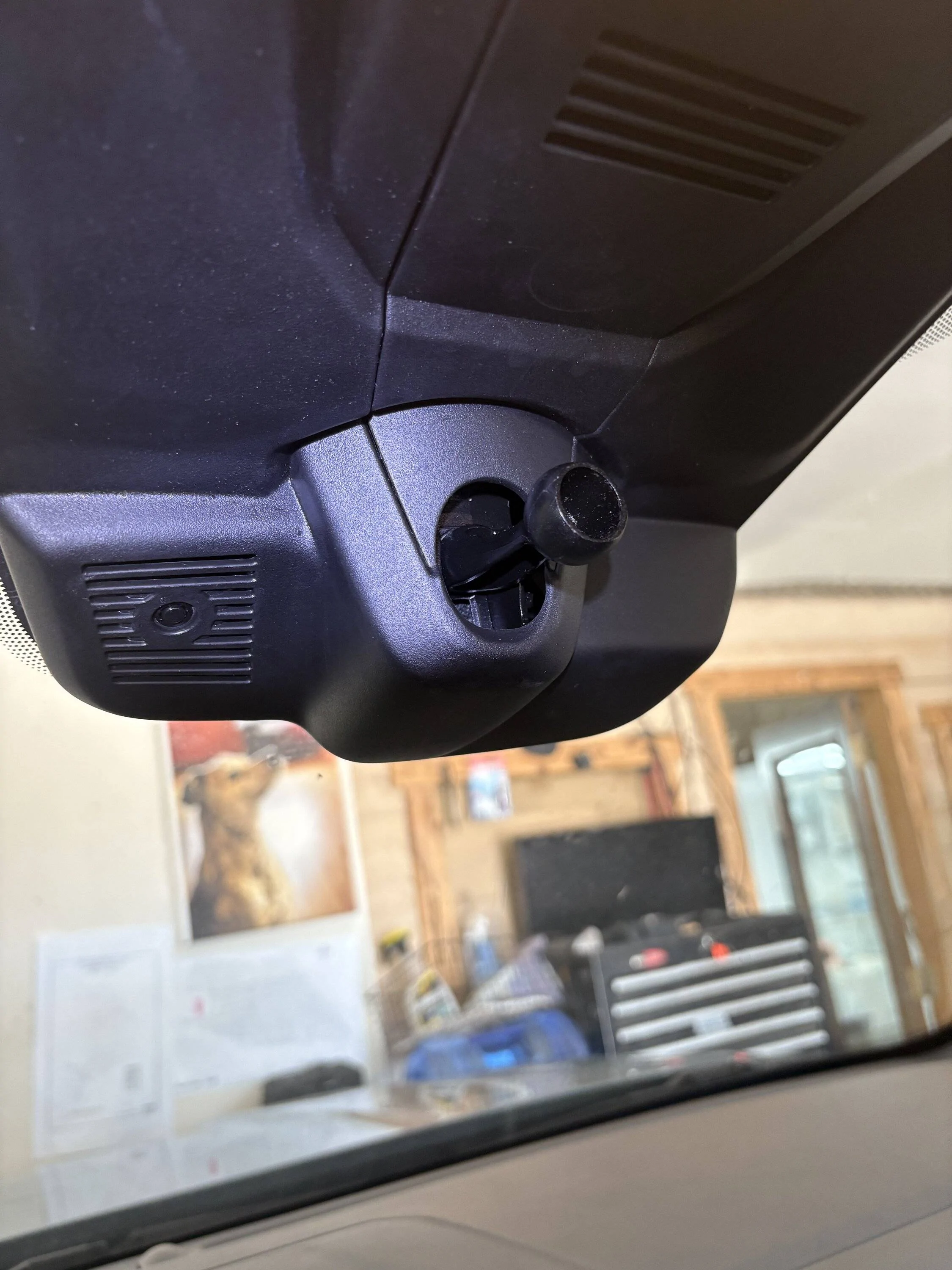 Ford Ranger Wolfbox G900 Tripro Dash Cam bumper version installed IMG_0613