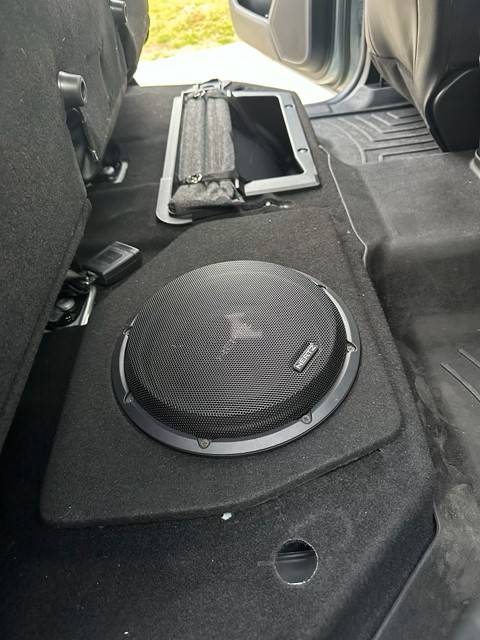 Ford Ranger JL Audio 10” Sub and Amplifier Installed hertz.jpe