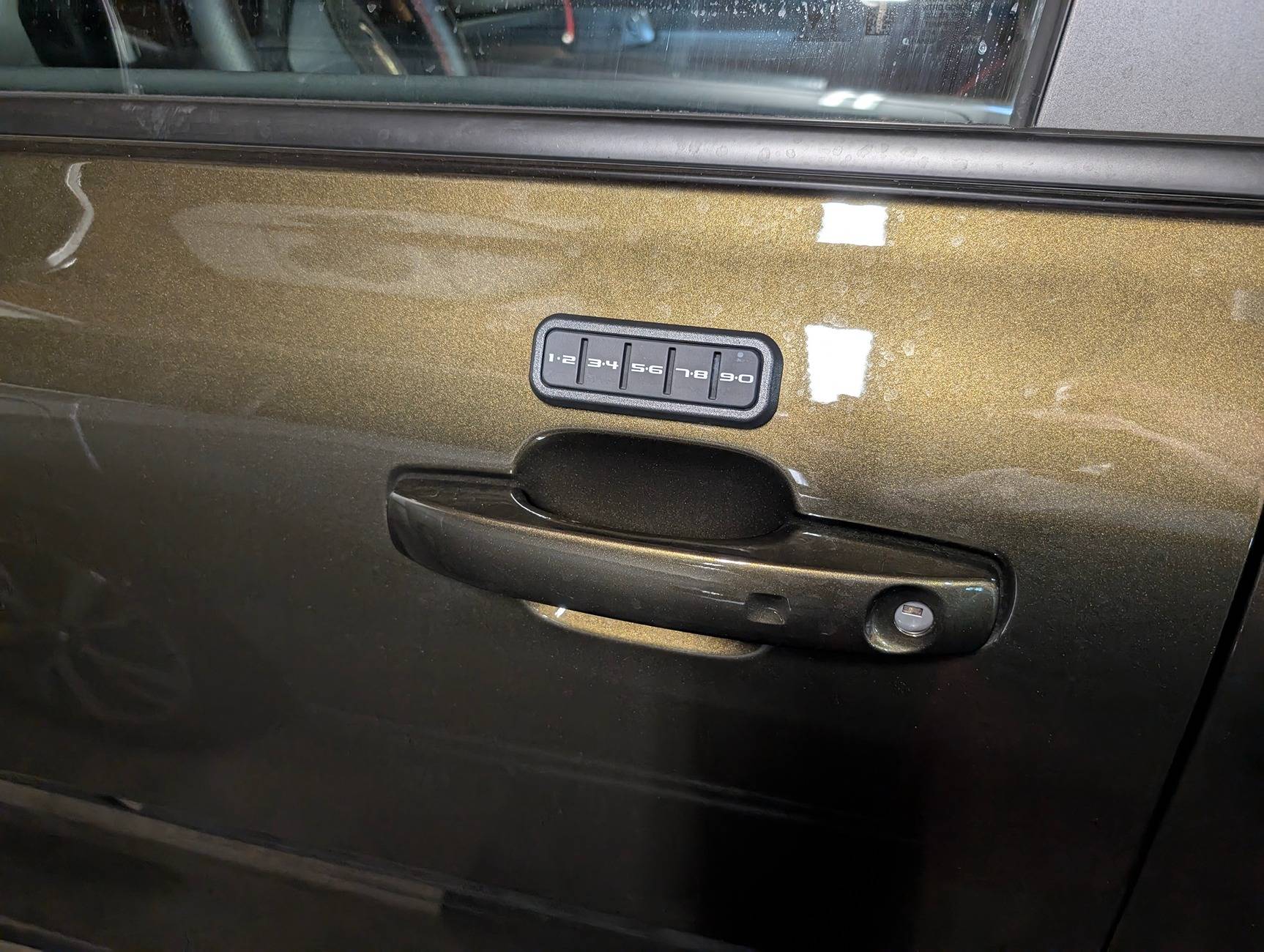 Ford Ranger Poorly Installed Keyless Entry Keypad keyless