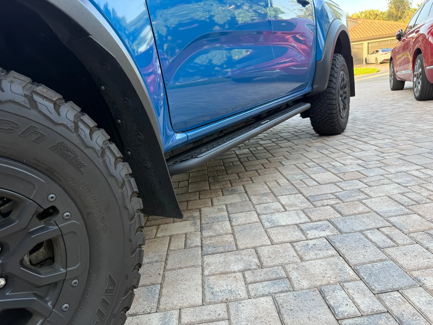 Ford Ranger Go Rhino DSS Sliders on Velocity Blue Ranger Raptor IMG_6700