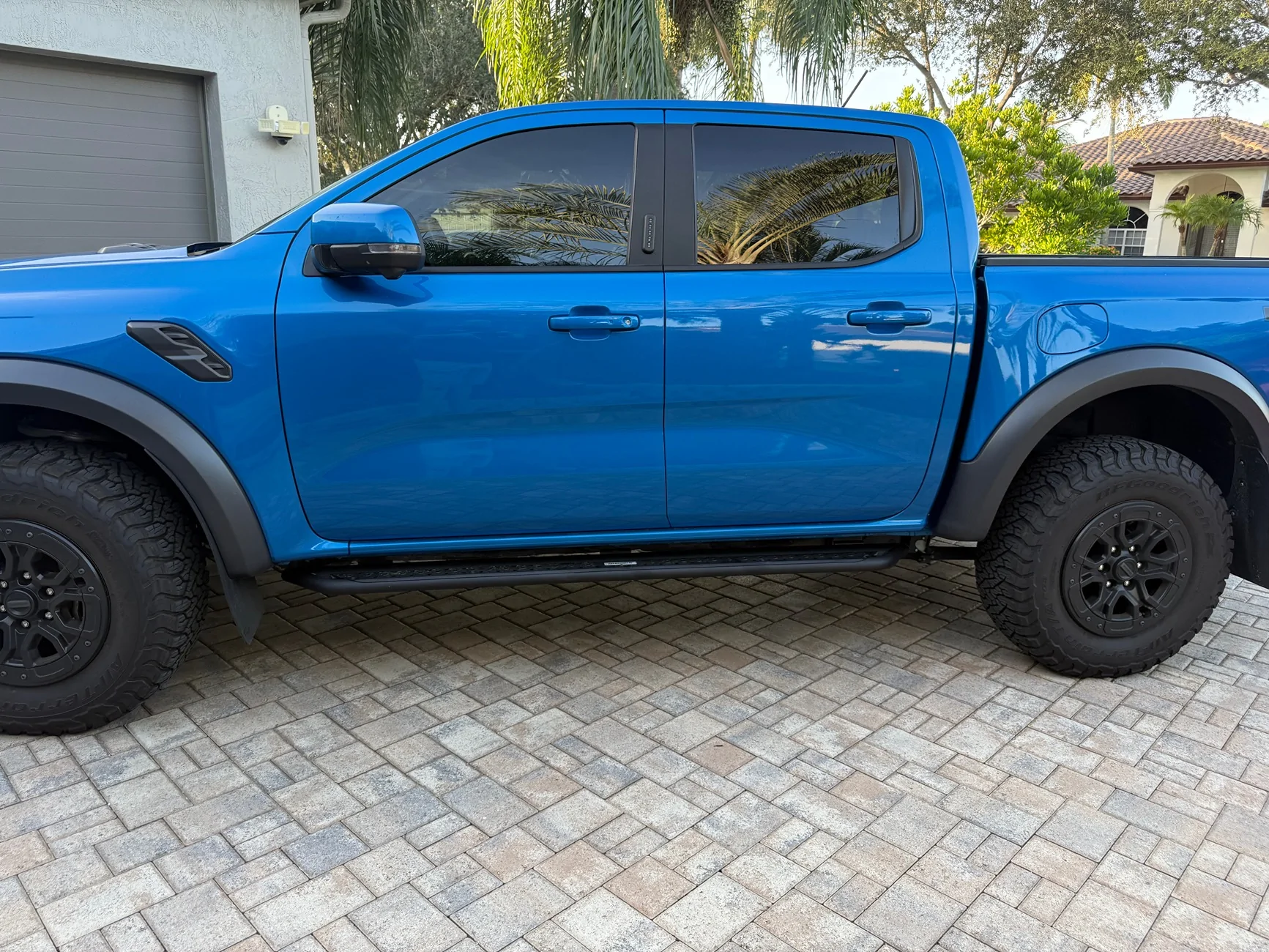 Ford Ranger Go Rhino DSS Sliders on Velocity Blue Ranger Raptor IMG_6701