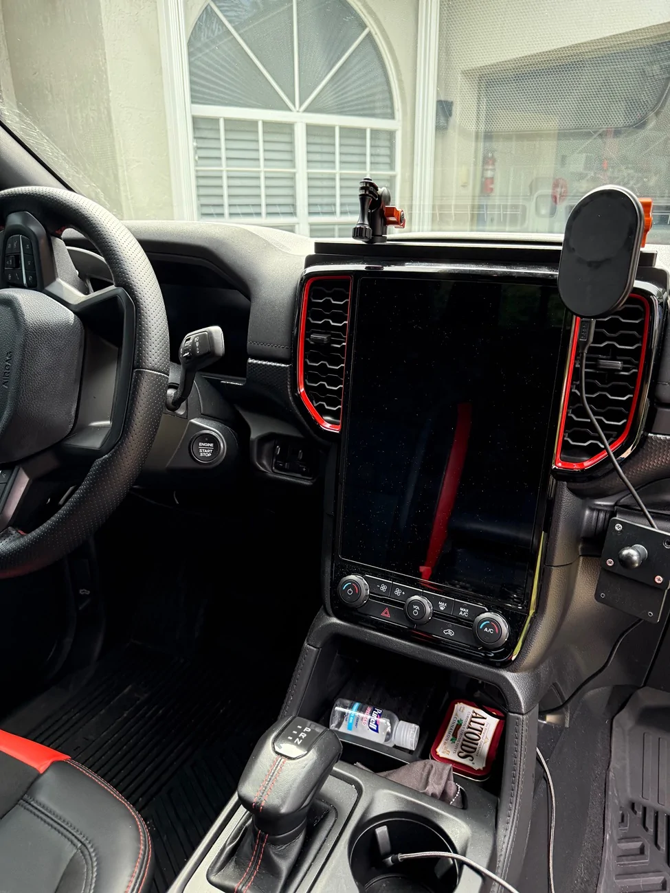 Ford Ranger Tackform TRAXX Dash Mount Install IMG_6721
