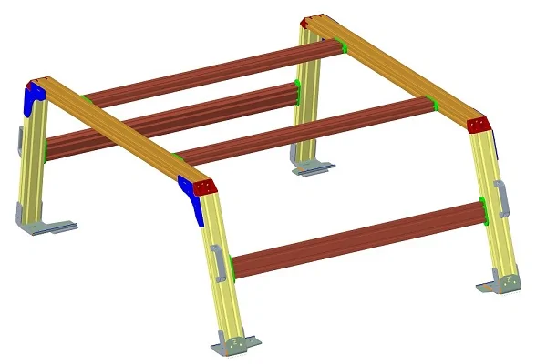 Ford Ranger Custom Bed Rack Build DIY ranger_rack