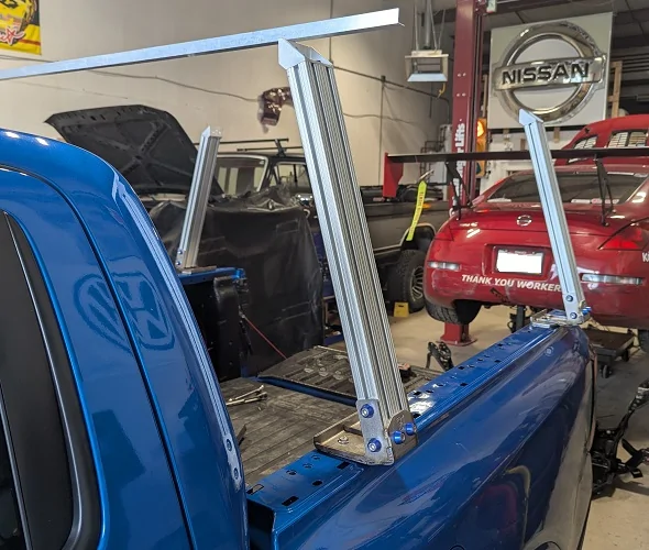 Ford Ranger Custom Bed Rack Build DIY PXL_20250713_173718603