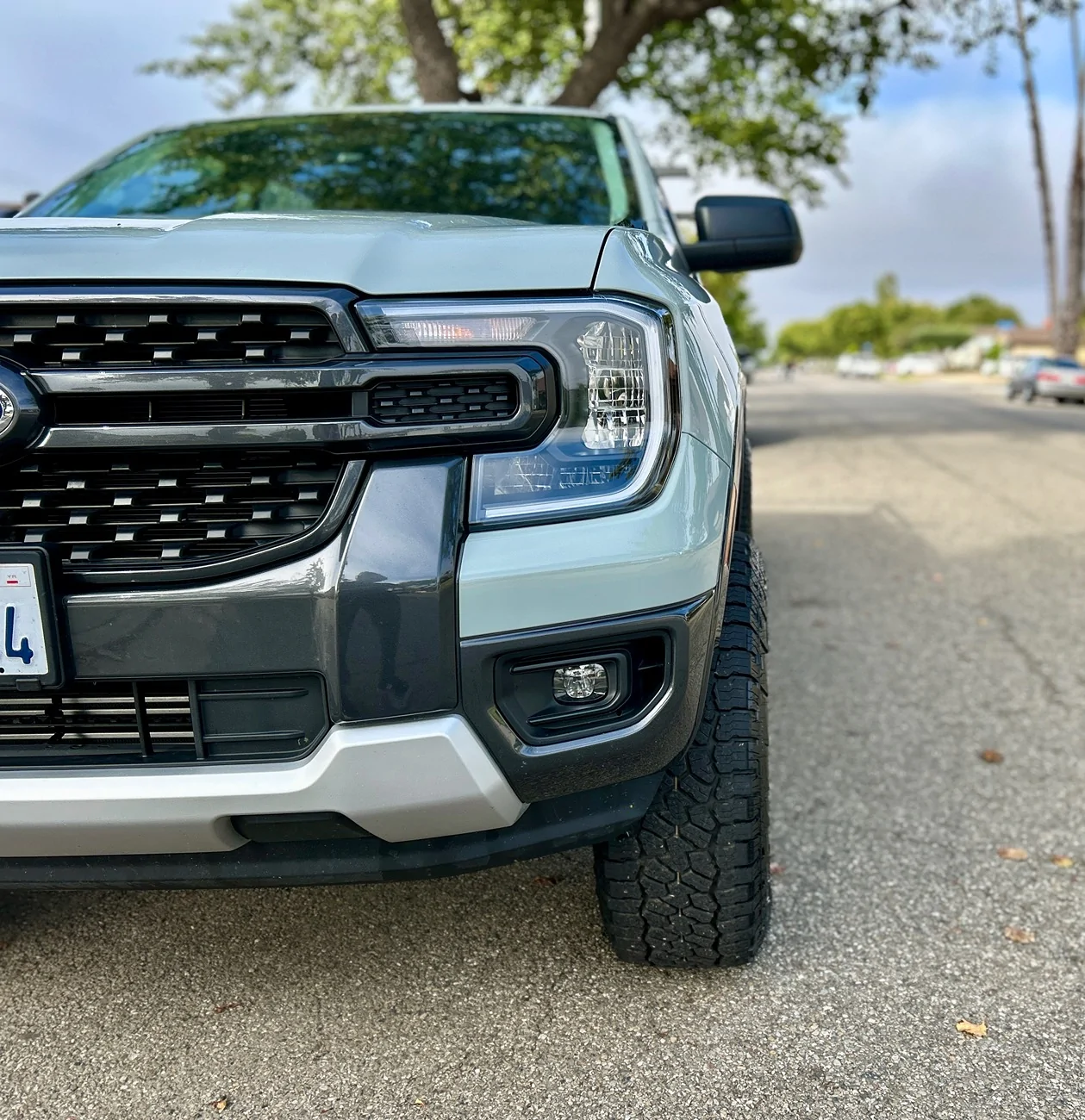 Ford Ranger Cactus Grey 2024 Ranger XLT Build in CA IMG_2882