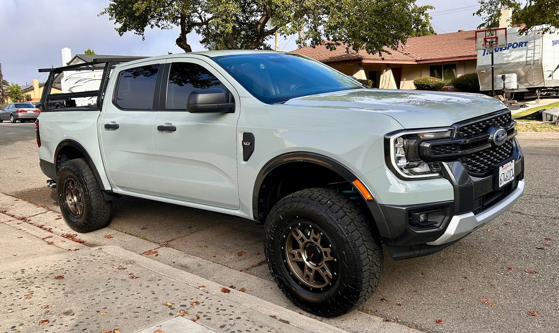 Ford Ranger Cactus Grey 2024 Ranger XLT Build in CA IMG_2879 2