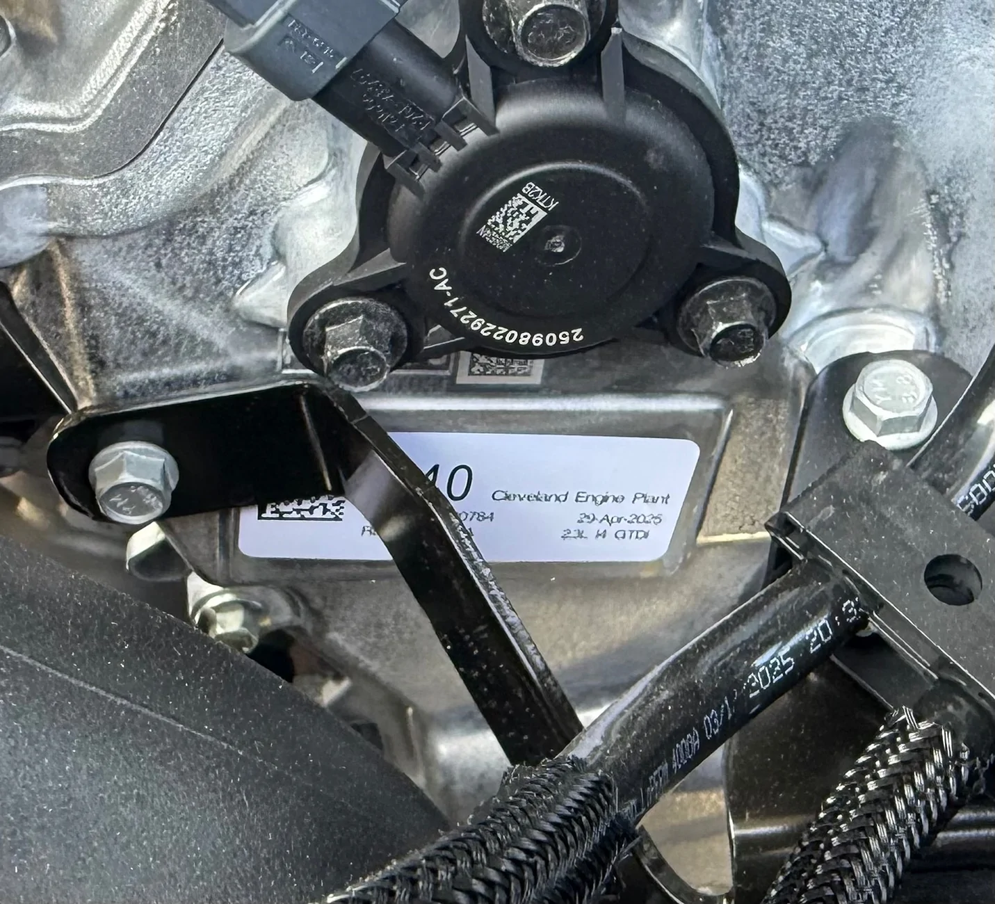 Ford Ranger It's True! My 2025 Ranger built 2/26 has the NEW 2.3 with dual injection and new turbo! IMG_9887
