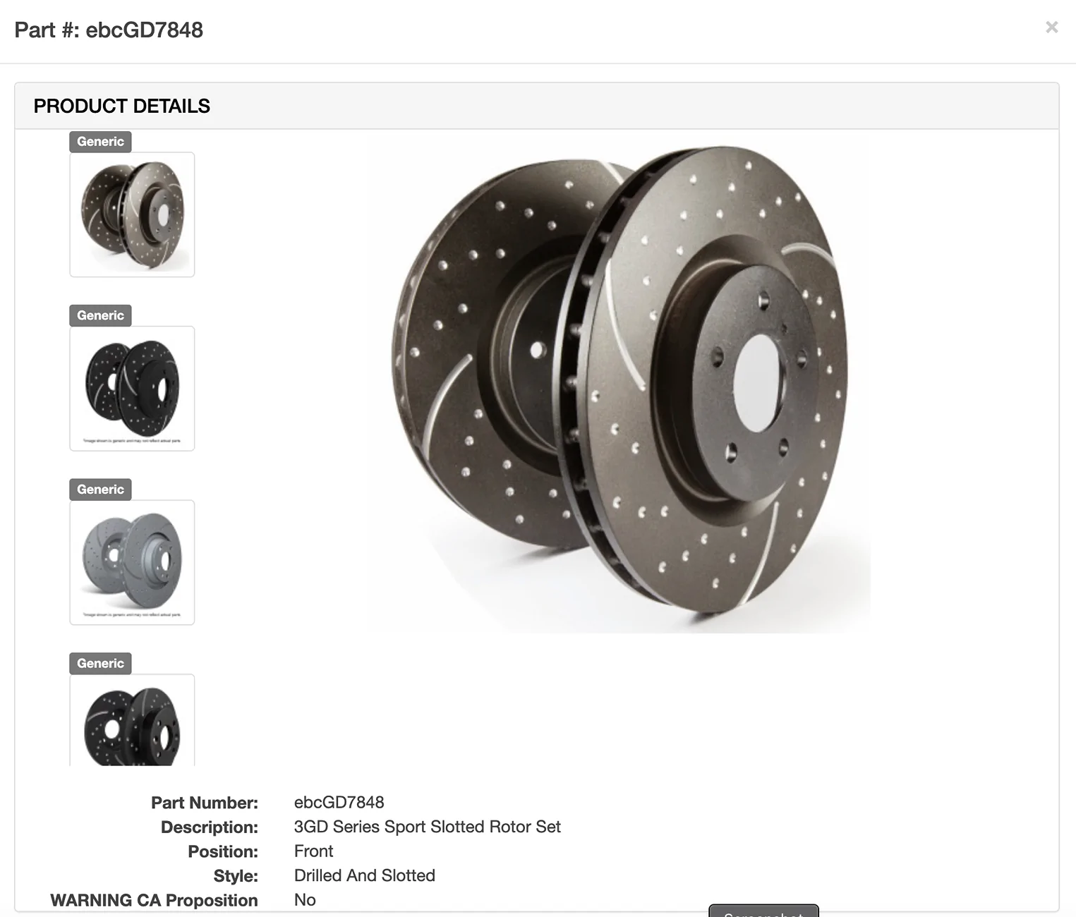 Ford Ranger Ranger Raptor Brake pads Screenshot 2025-08-01 at 12.16.33 PM