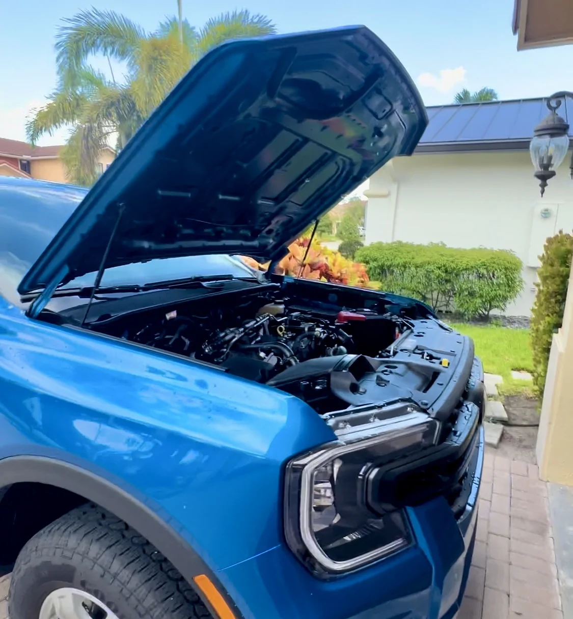 Ford Ranger Added hood struts/lifts to my 2025 STX from Amazon. No flex. Very pleased. Going to get them for my son’s 2025 XLT too. IMG_6718