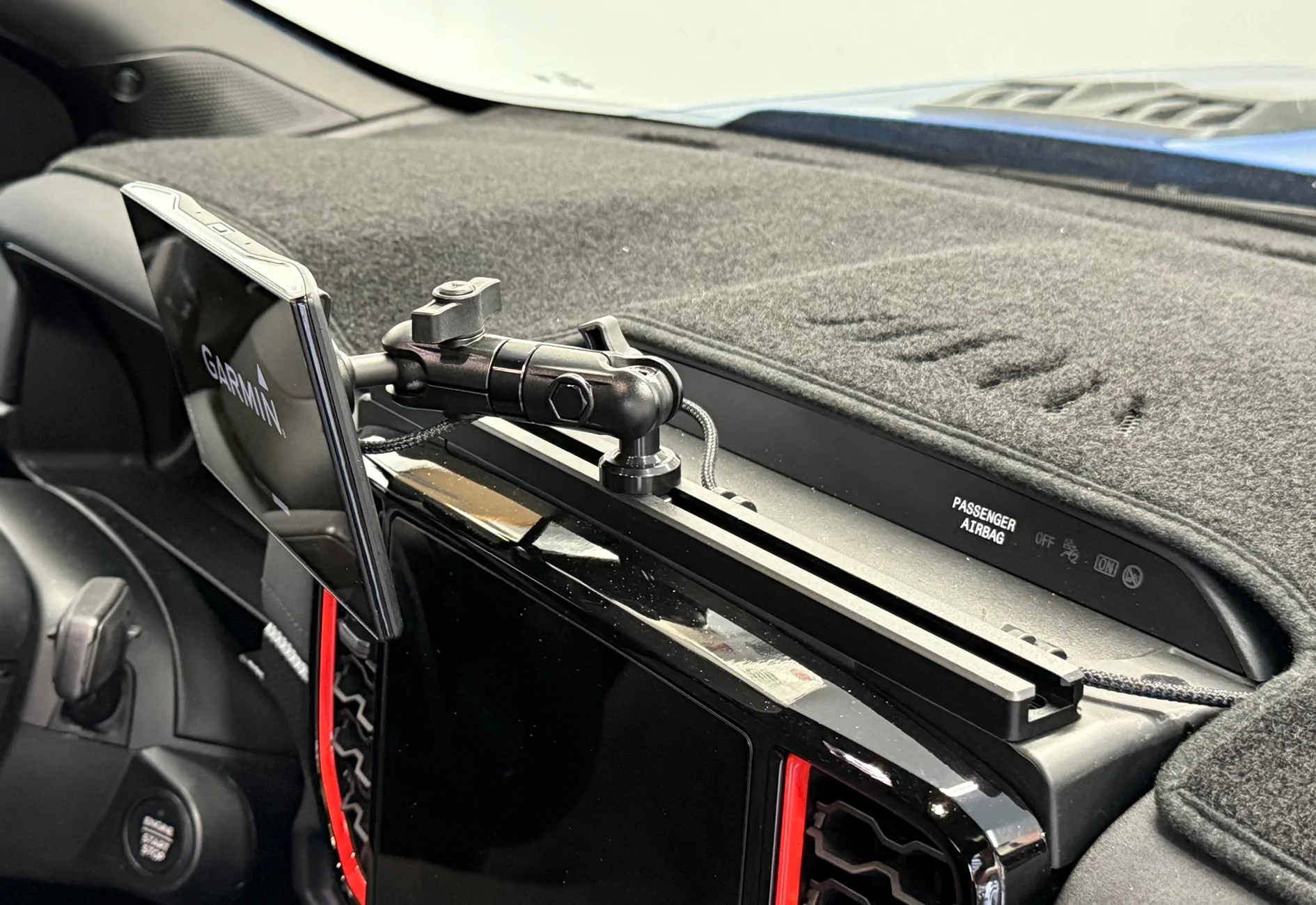 Ford Ranger Tackform TRAXX Dash Mount Install IMG_1143