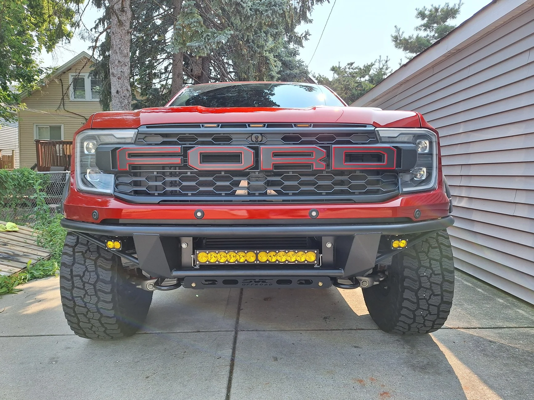 Ford Ranger SVC front bumper + lighting installed 1000000831