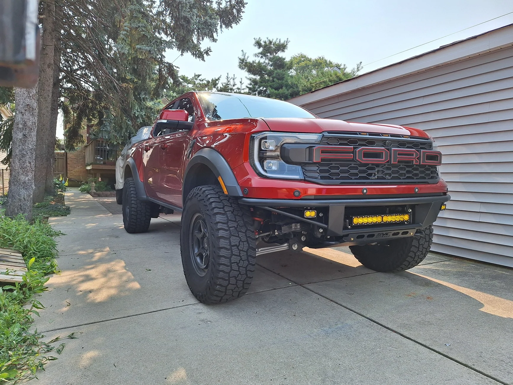 Ford Ranger SVC front bumper + lighting installed 1000000832