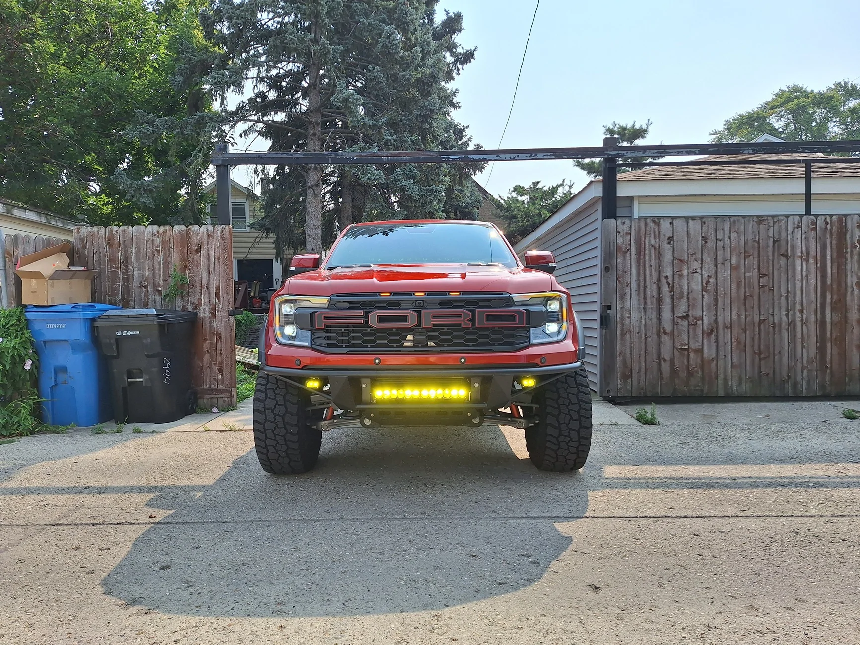 Ford Ranger SVC front bumper + lighting installed 1000000833