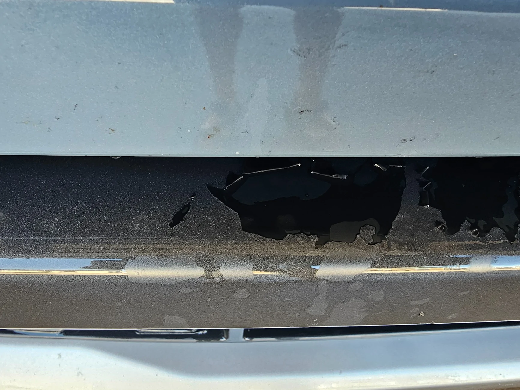 Ford Ranger Front Bumper Paint Flaking Off 20250803_145839